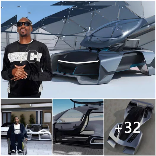 “Snoop Dogg Takes Flight: The World’s First Test and Purchase of a Super Sports Car that Transforms into an Airplane”